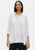 Silk Crepe de Chine Striped Swing Shirt