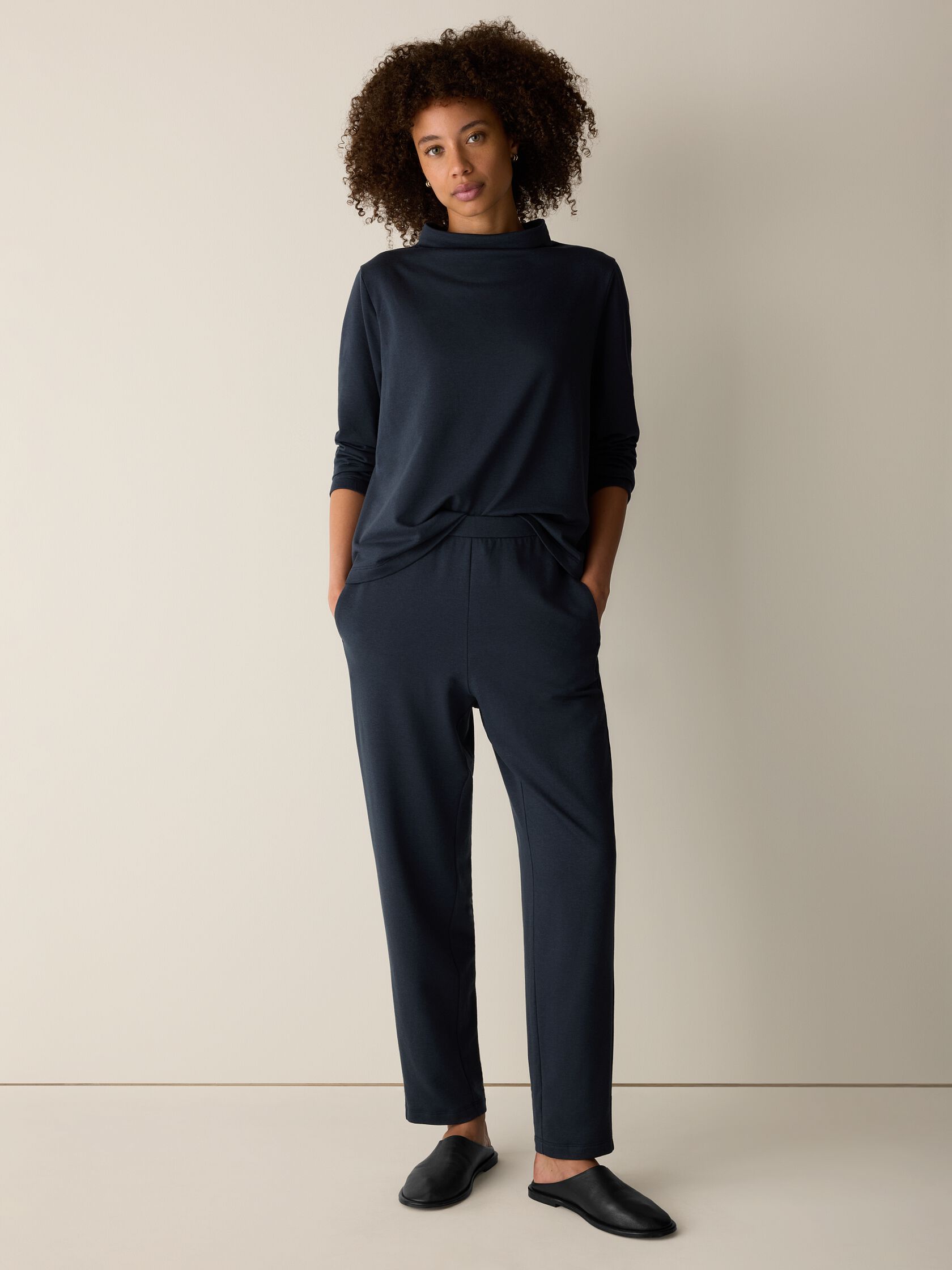 Cozy Brushed Terry Hug Slouchy Pant