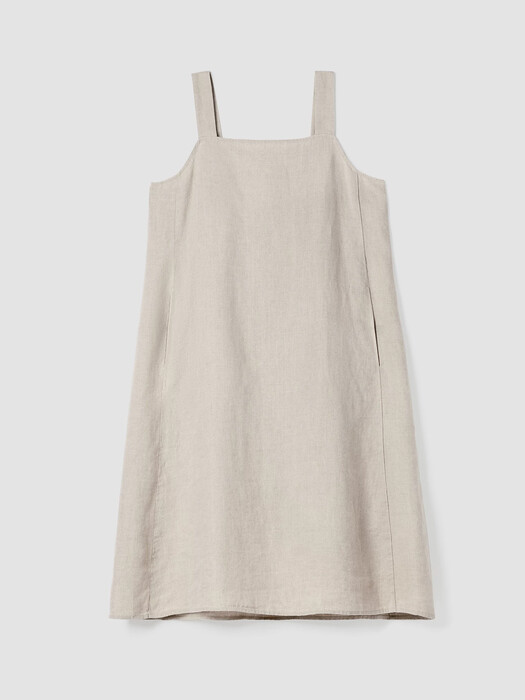 Eileen Fisher - Women's Organic Linen Square Neck Dress - Red - Size: 3X regular Eileen Fisher - Women's Organic Linen Square Neck Dress - Red - Size: 3X regular