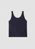 Stretch Silk Jersey Scoop Neck Tank