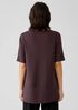 Organic Cotton Interlock Boatneck Top
