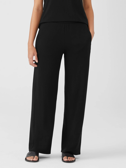 Cozy Brushed Terry Straight Pant