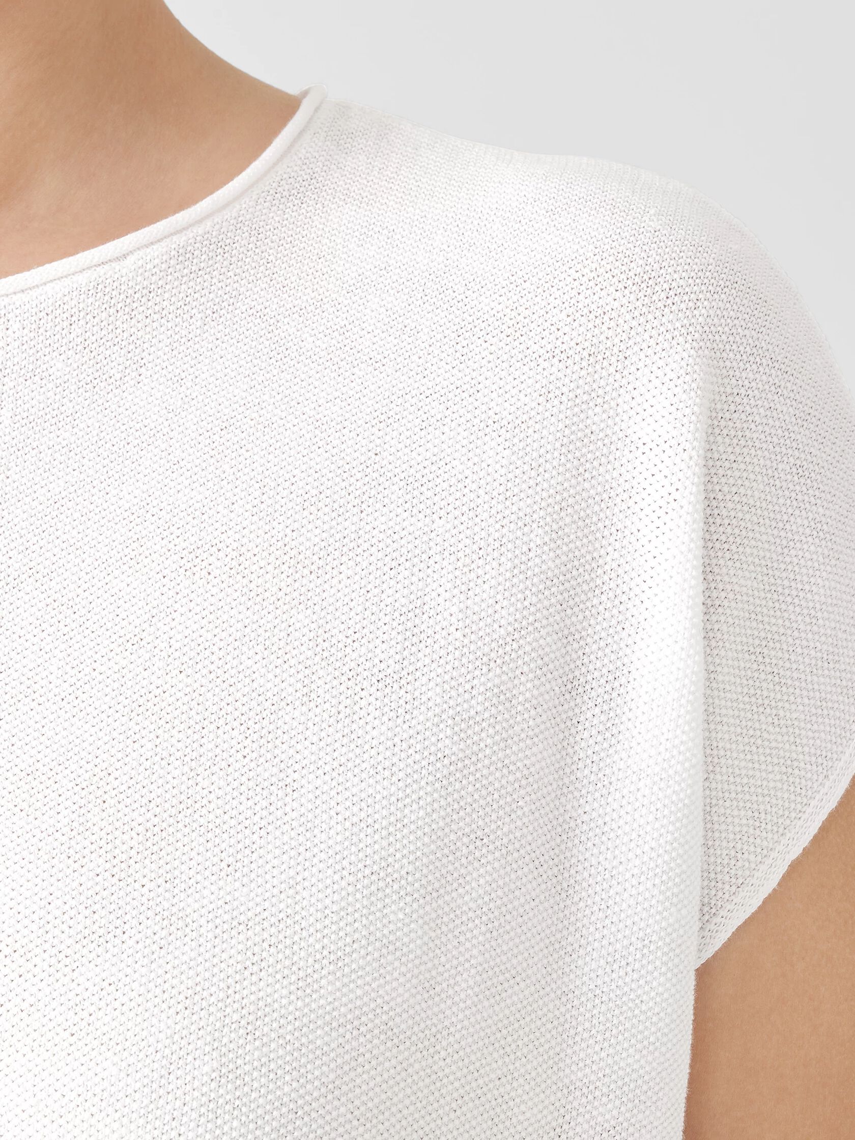 Organic Linen Cotton Seed Square Top