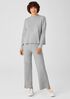 Cozy Waffle Knit Mock Neck Box-Top