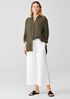 Organic Cotton Hemp Stretch Wide-Leg Pant