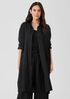 Organic Linen Mandarin Collar Dress