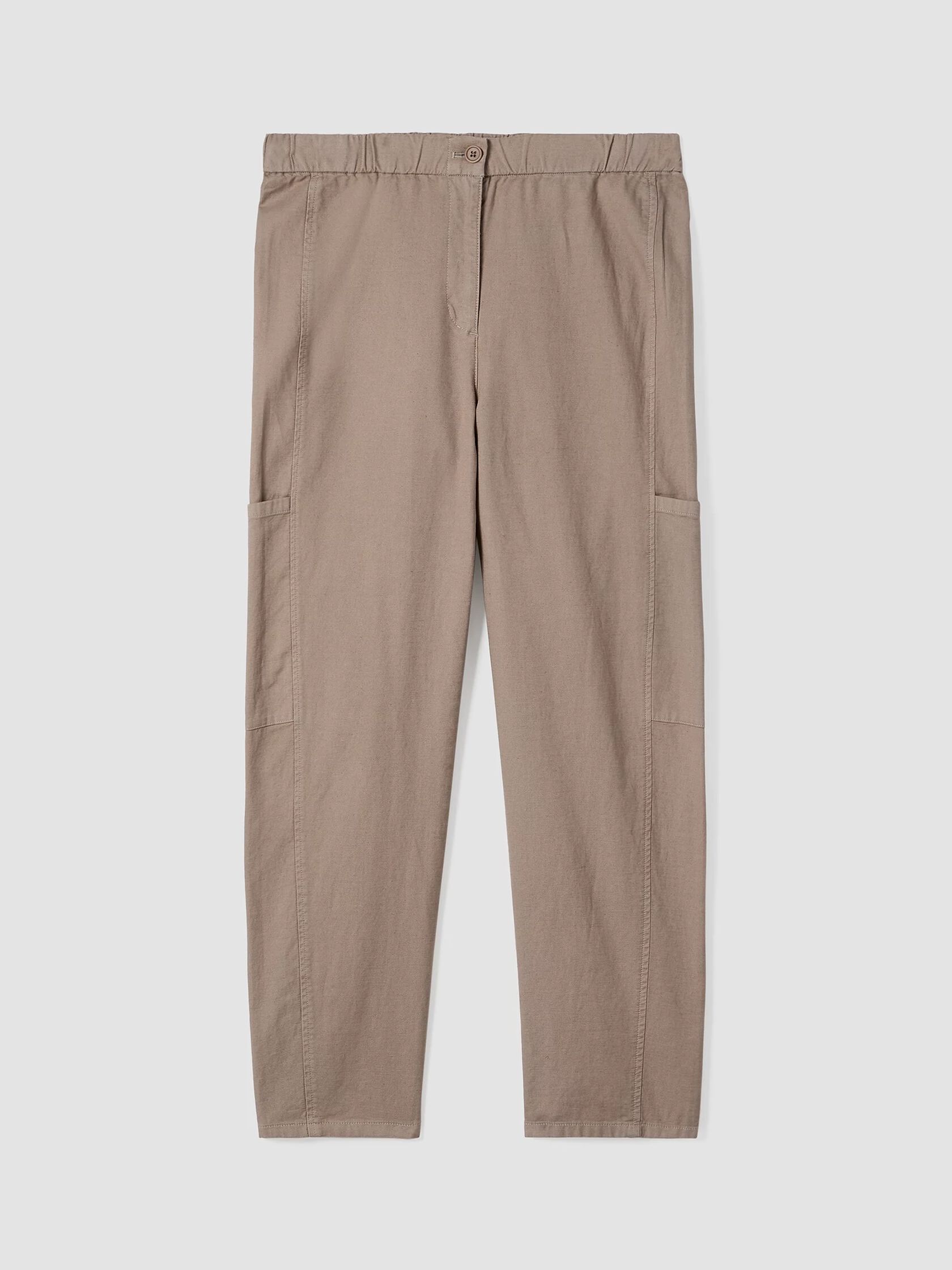 Cotton Hemp Stretch Lantern Pant