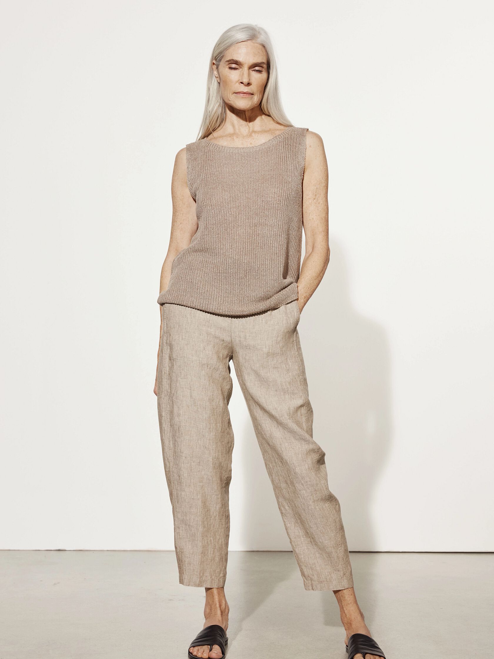 Organic Linen Melange Shell