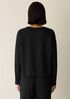 Cozy Brushed Terry Hug Round Neck Box-Top