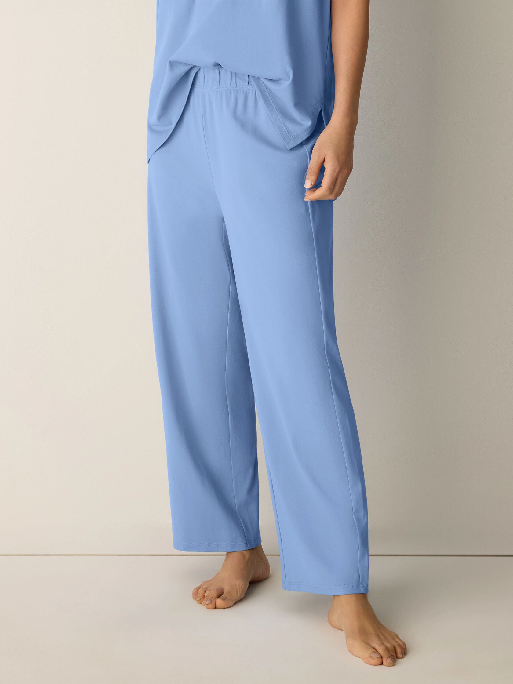 Organic Cotton Interlock Straight Sleep Pant