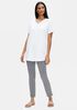Heathered Organic Cotton Slim Pant