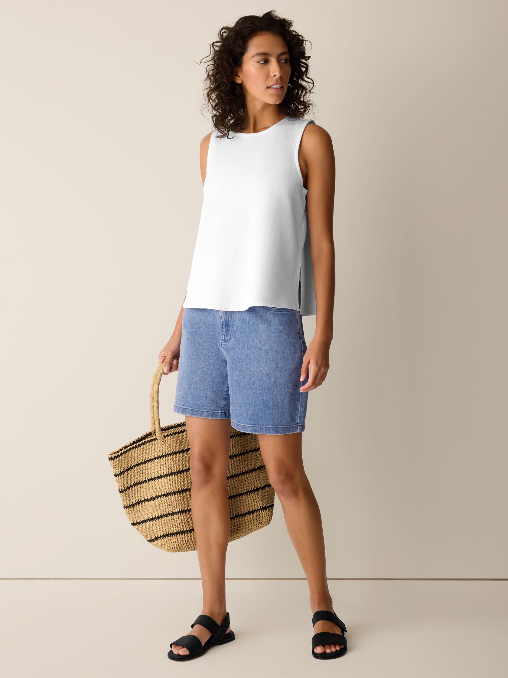 Garment-Dyed Organic Cotton Terry Shell