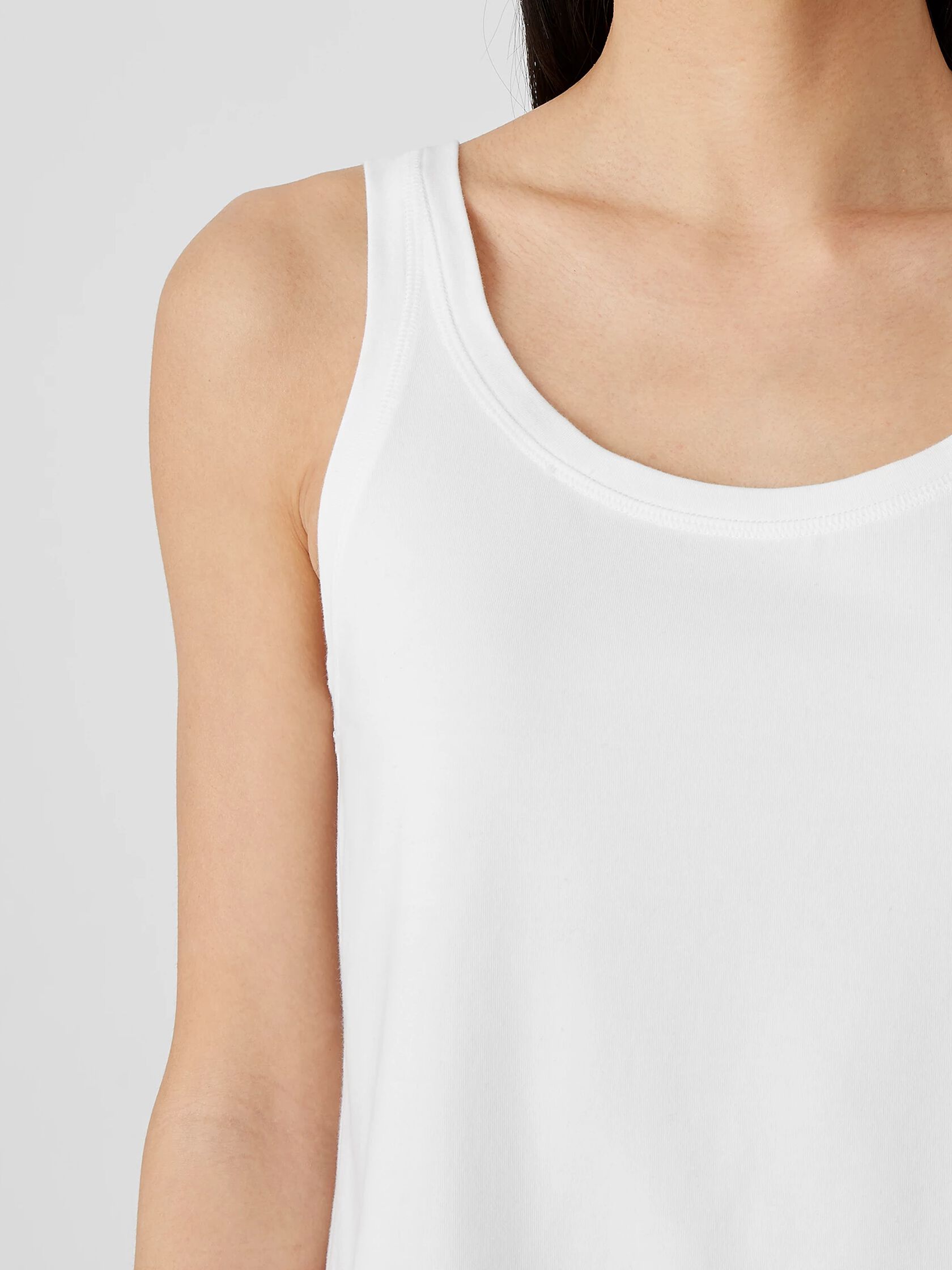 Traceable Organic Cotton Jersey Scoop Neck Tank