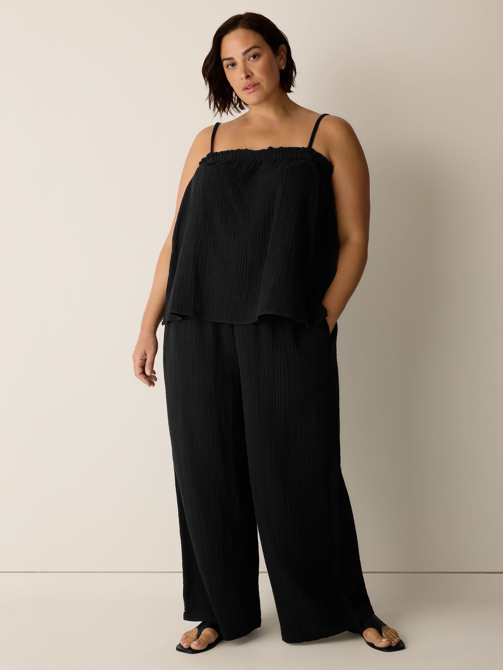 Organic Cotton Lofty Gauze Cami