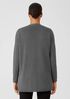 Peruvian Organic Cotton Blend V-Neck Cardigan