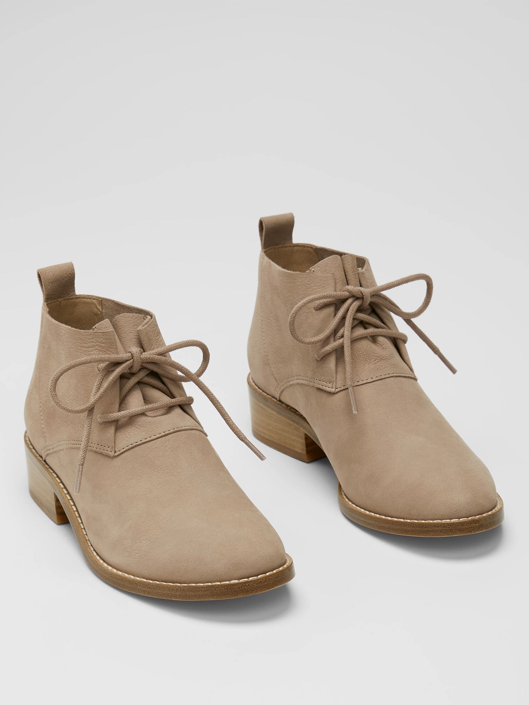 Rey Tumbled Nubuck Leather Bootie