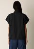 Light Cotton Nylon High Collar Vest