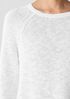Organic Linen Cotton Slub Crew Neck Top