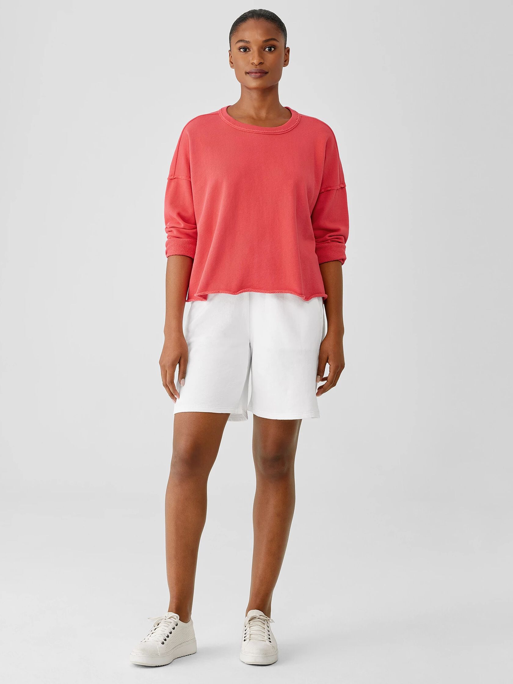 Lightweight Organic Cotton Terry Box-Top