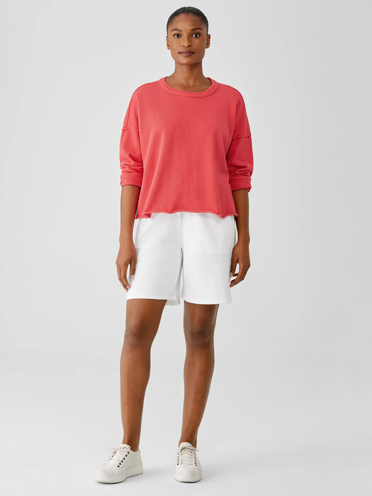 Lightweight Organic Cotton Terry Box-Top