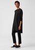 Viscose Jersey Crew Neck Dress