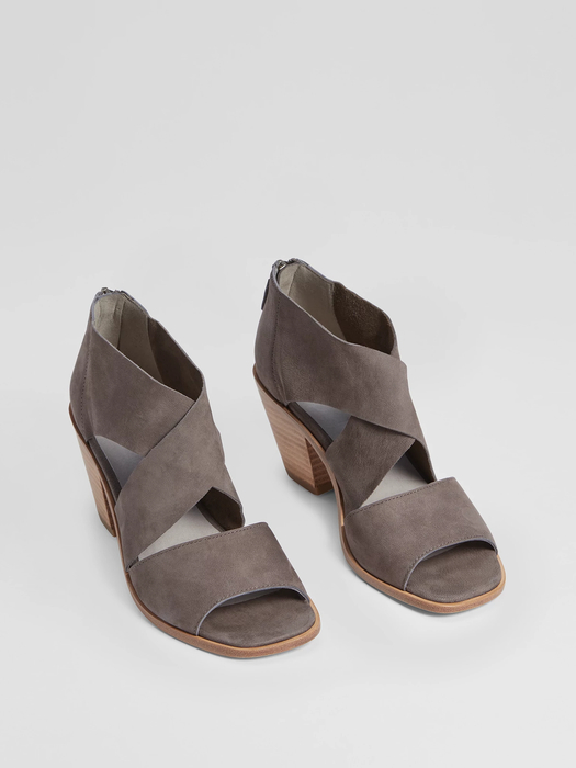 Ann Tumbled Nubuck Leather Sandal