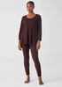 Cozy Brushed Terry High-Waisted Leggings