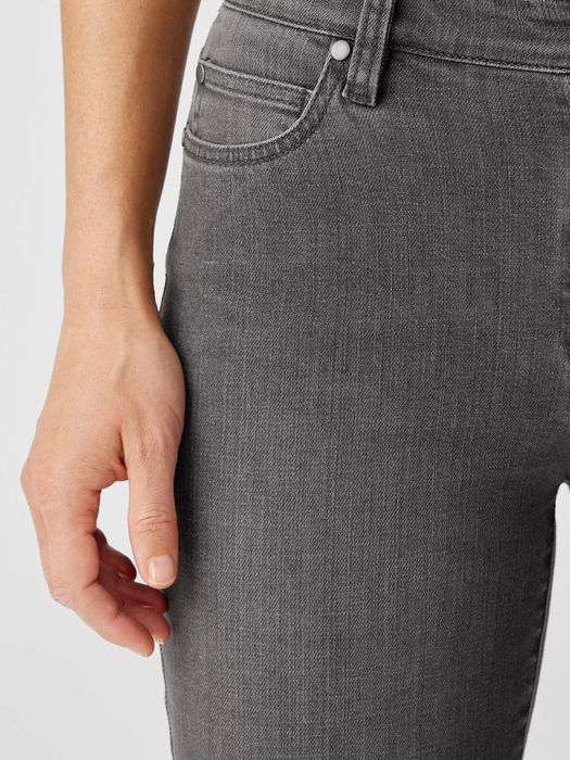 Organic Cotton Stretch High-Waisted Jean