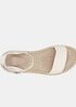 Mike Tumbled Leather Espadrille Sandal