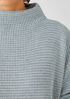 Peruvian Organic Cotton Blend Funnel Neck Top