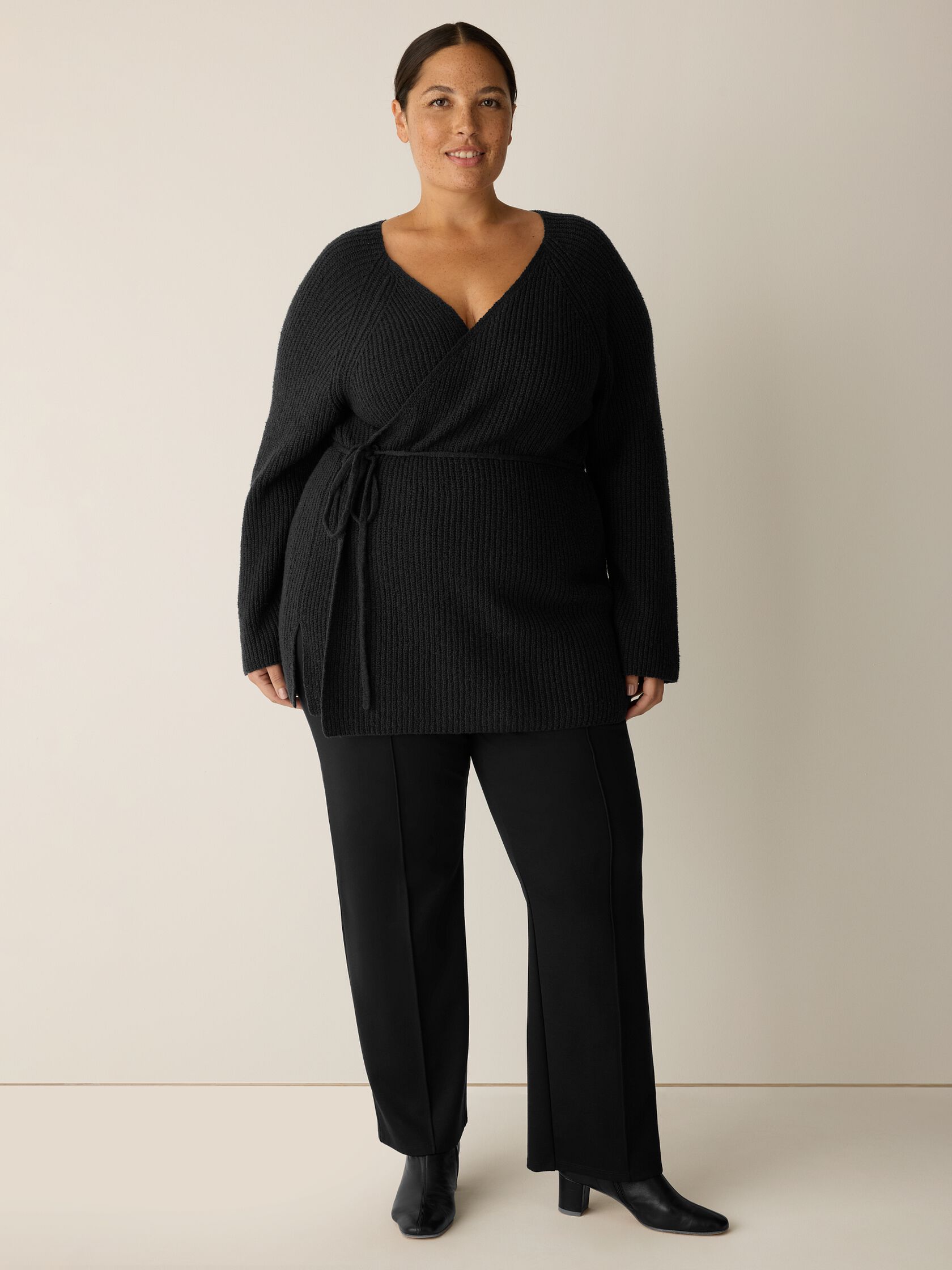 Peruvian Cotton Cloud V-Neck Cardigan