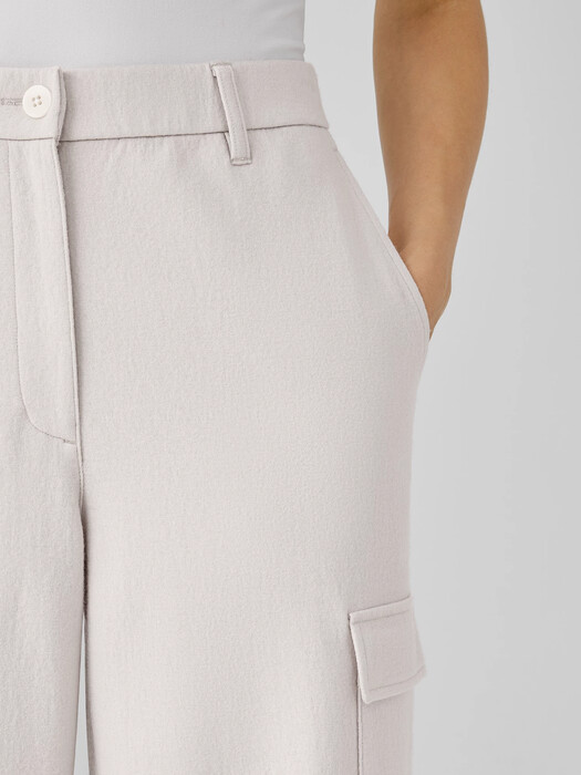 Boiled Wool Jersey Cargo Pant