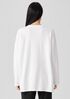 Organic Cotton Slubby Rib Knit Crew Neck Top