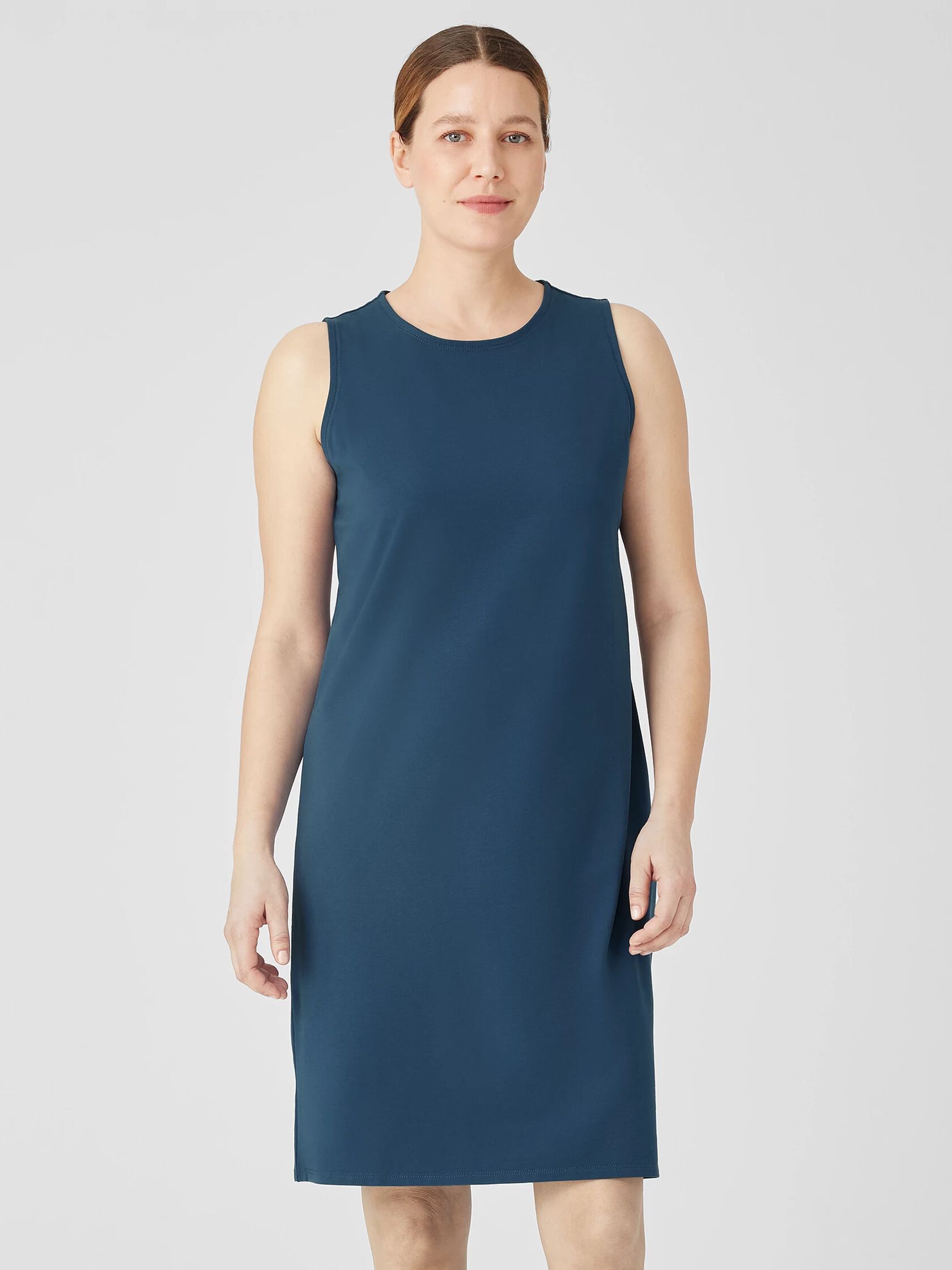 Pima Cotton Stretch Jersey Tank Dress