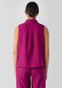 Organic Handkerchief Linen Sleeveless Shirt