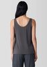 Stretch Silk Jersey Scoop Neck Tank