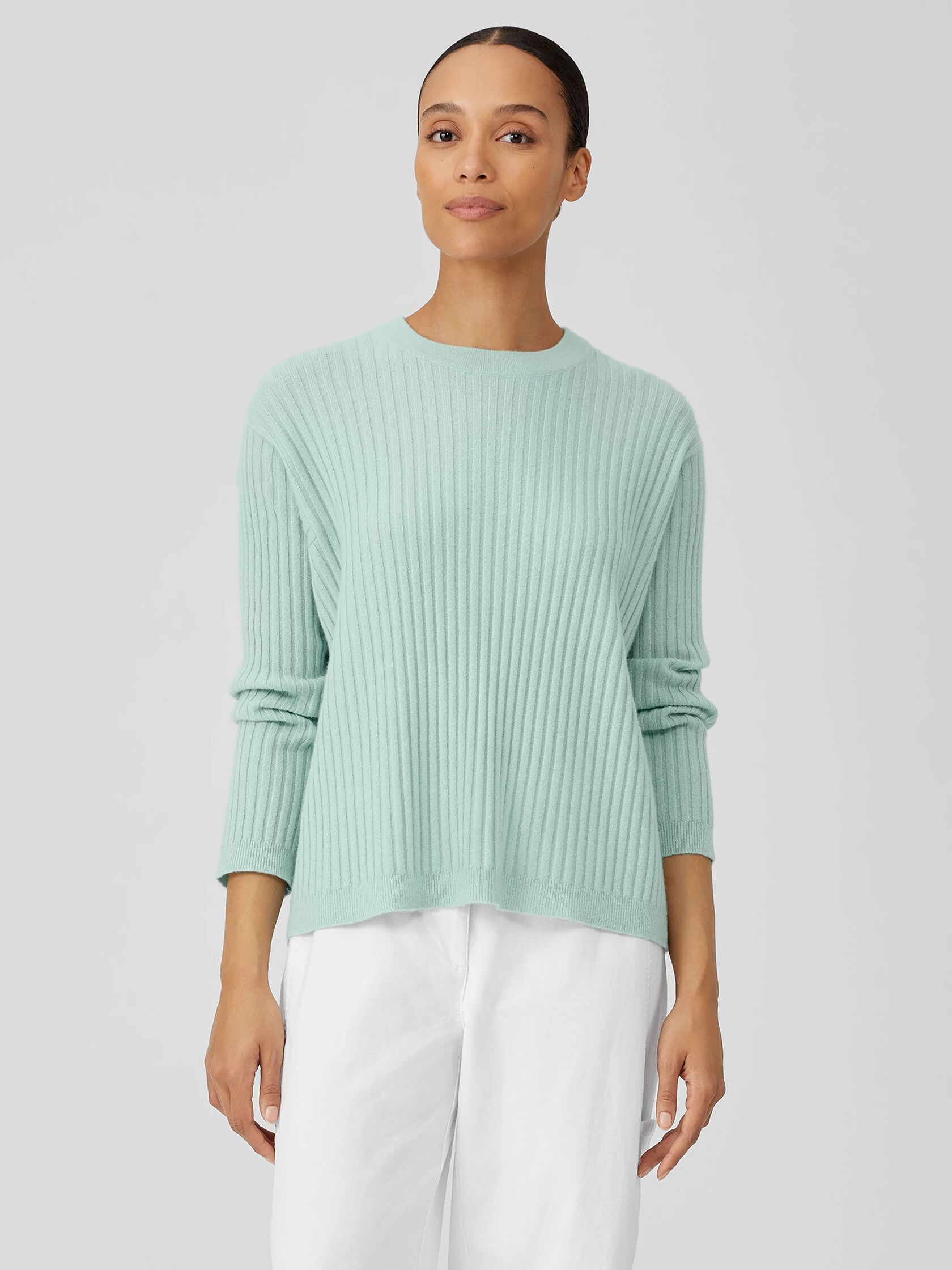 Italian Cashmere Crew Neck Top