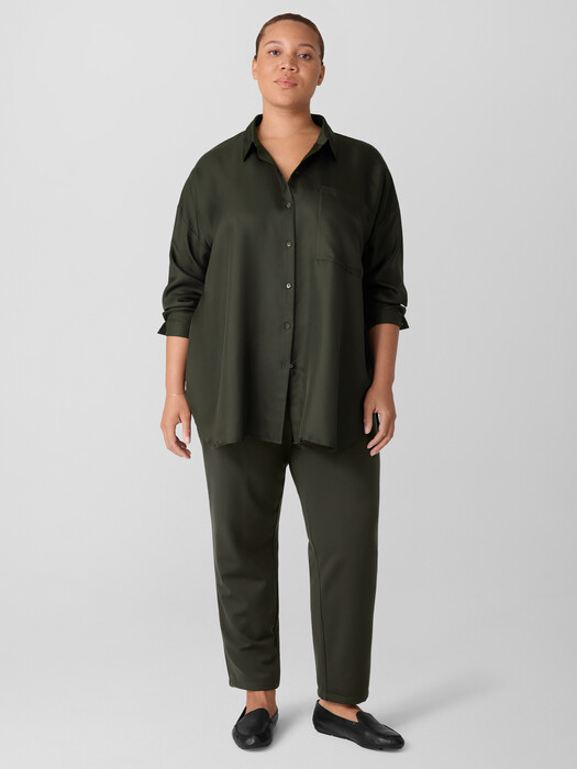 green dress shirt black pants Hisdern Stain-proof Black Shirt and Checked Tie 4XL