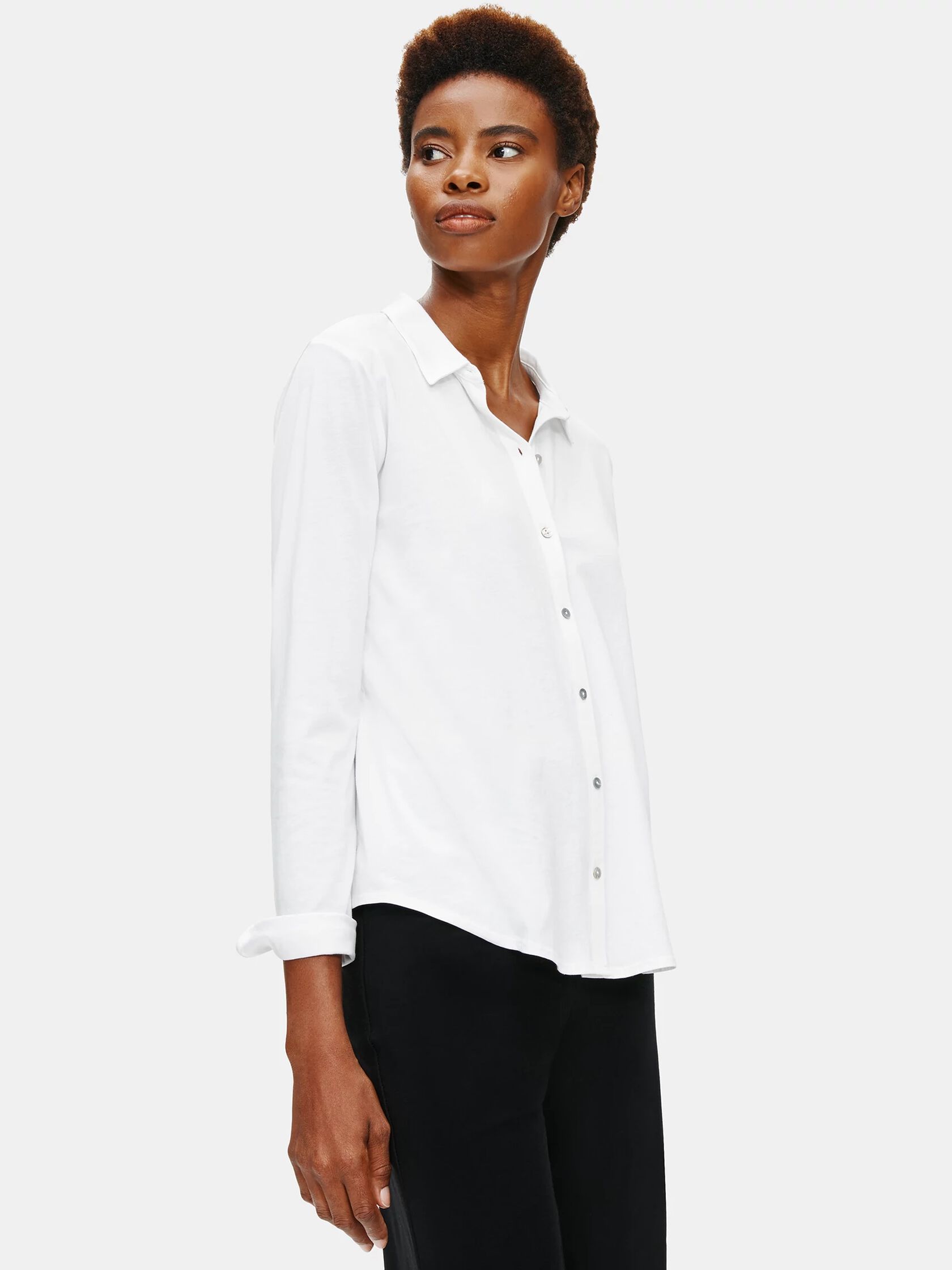 System Organic Cotton Easy Jersey Shirt
