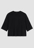 Fine Jersey Column-Sleeve Top