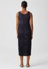 Crushed Silk Tiered Dress