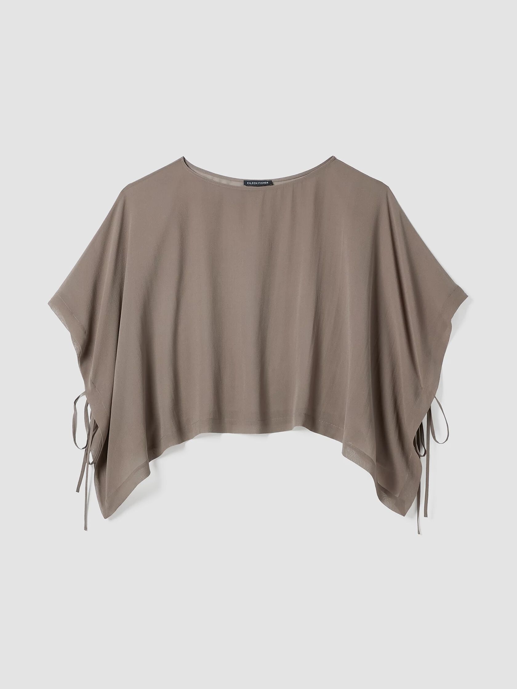 Sheer Silk Georgette Poncho