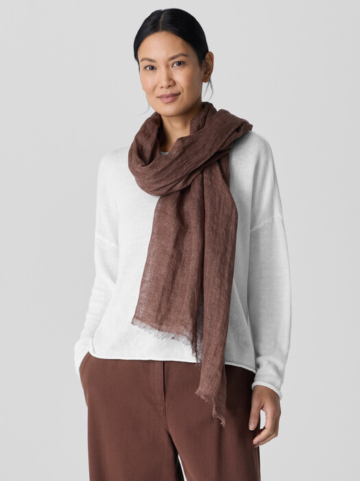 Airy Linen Délavé Scarf