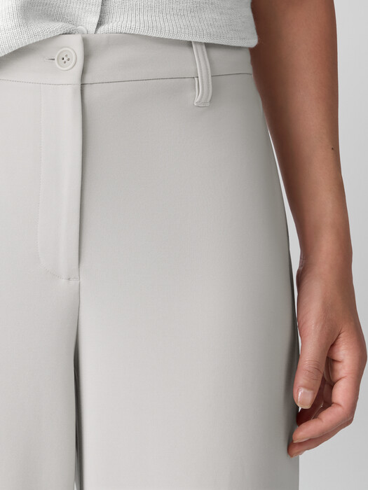 Washable Flex Ponte Wide Trouser Pant