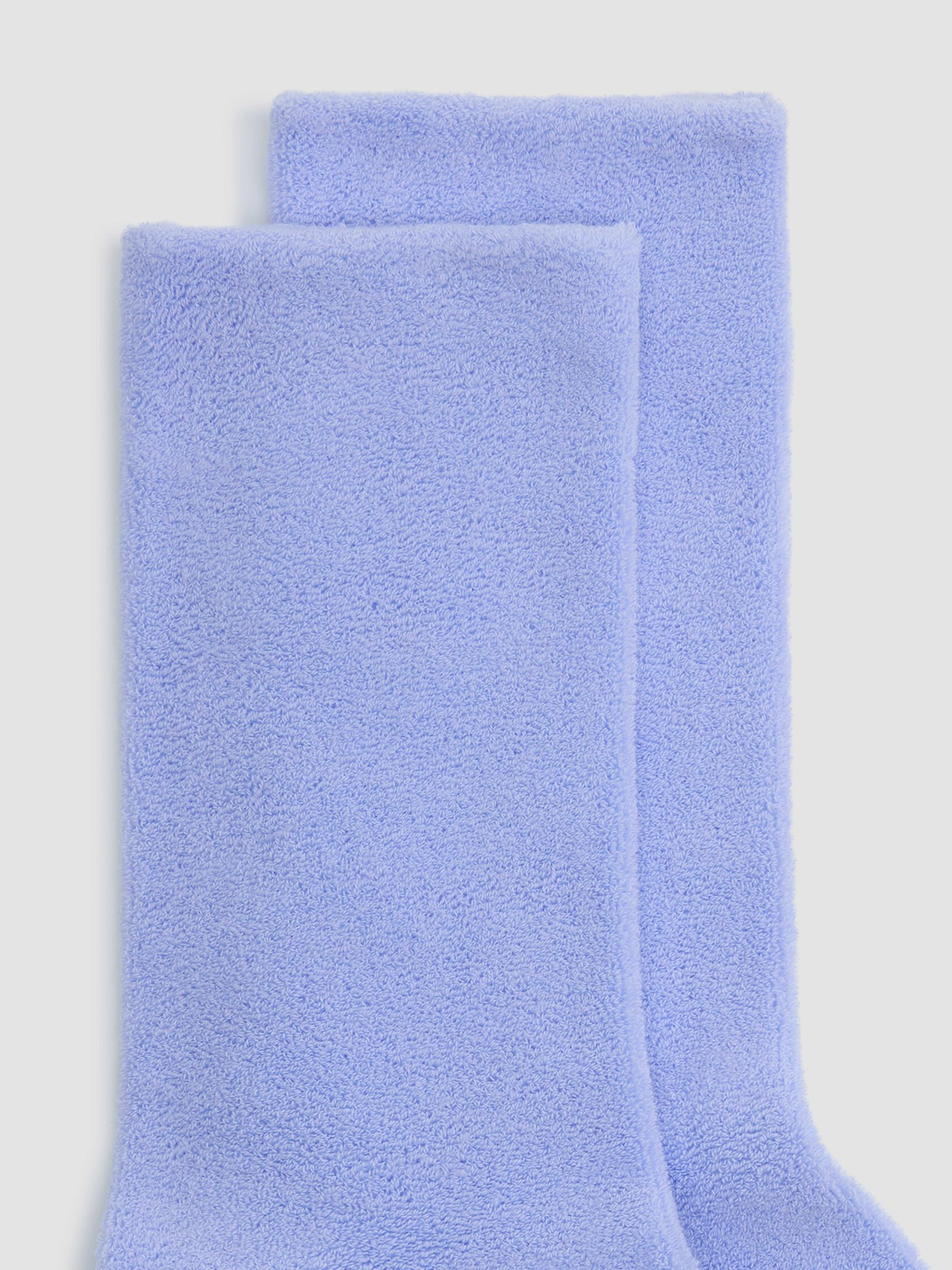 Loopy Cotton Terry Crew Sock