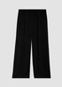 Textured Cupro Wide-Leg Pant