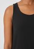 Silk Georgette Crepe Scoop Neck Dress