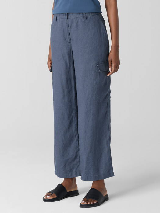 Organic Linen Cargo Pant