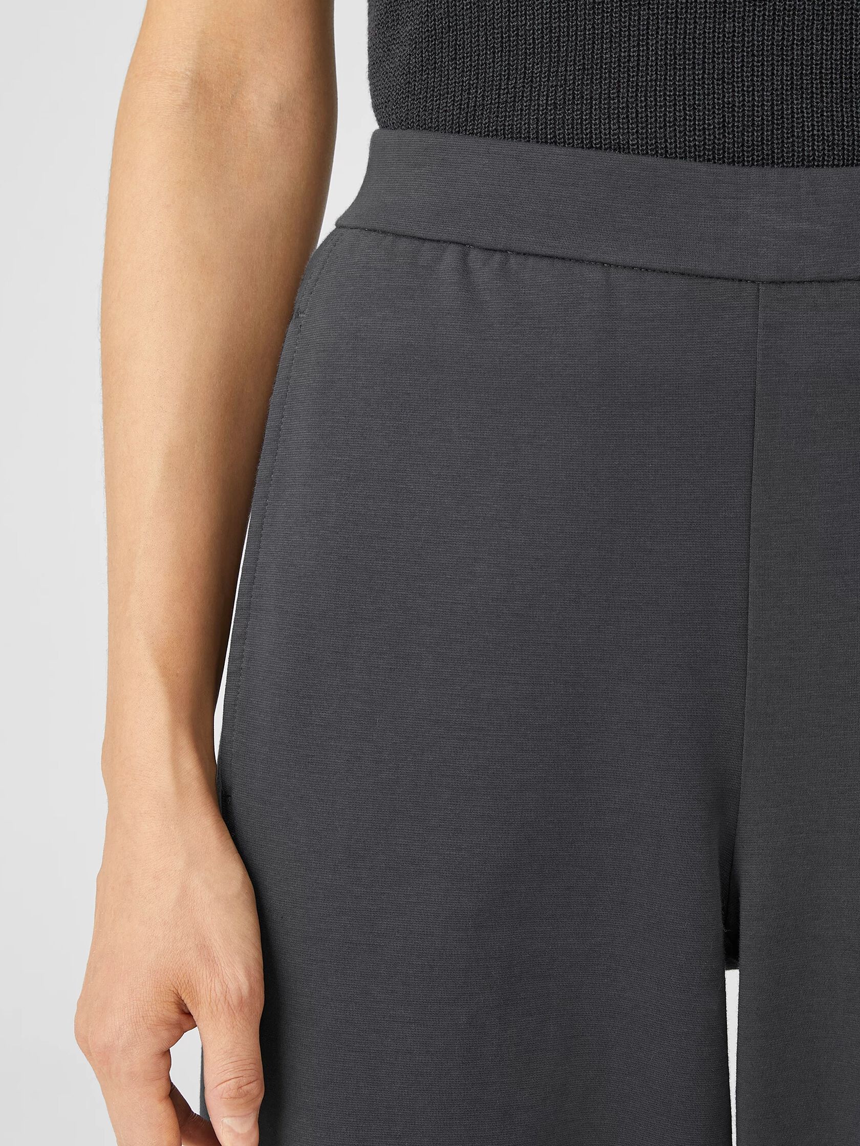 Organic Cotton Ponte Lantern Pant