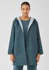 Organic Cotton Nylon Reversible Hooded Jacket